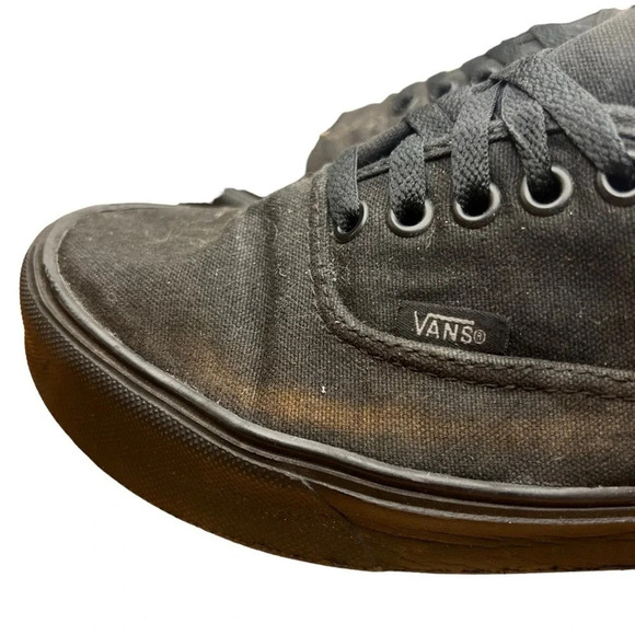 Vans Authentic Black Canvas Casual Skate Shoe/Sneaker Men’s 5/ Women’s 6.5 - Picture 5 of 8